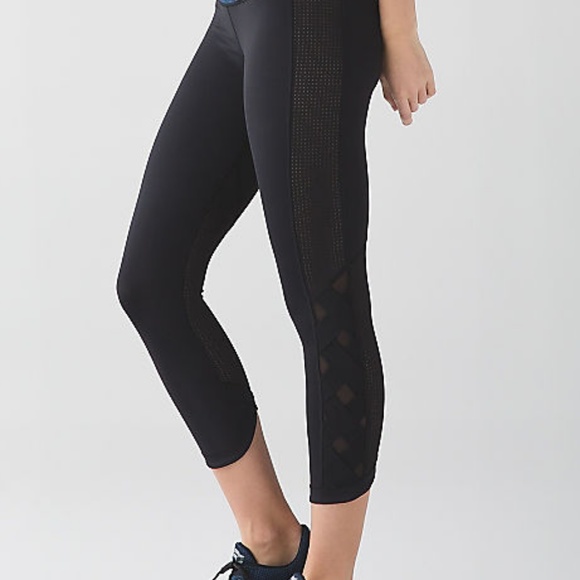 Lululemon capri mesh leggings Clearance